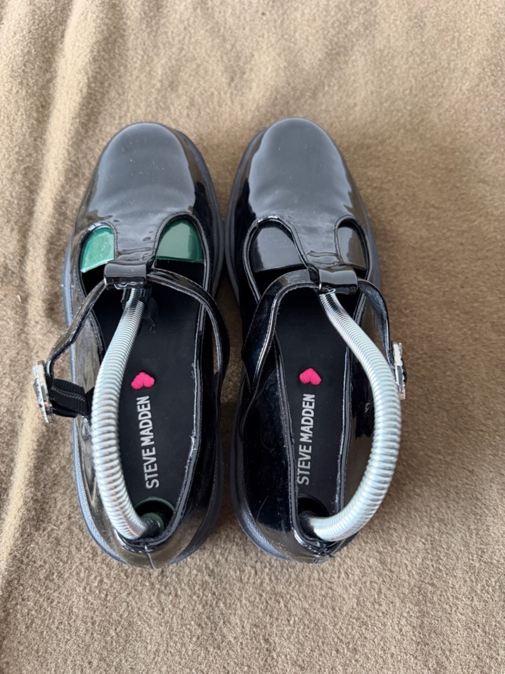 Steve Madden Patent Leather Mary Jane Lugz Size 4 - Picture 2 of 3
